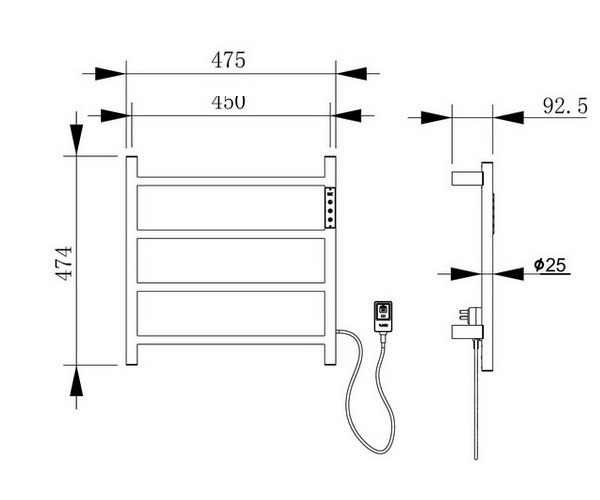полотенцесушитель WONZON & WOGHAND BONN 475х474